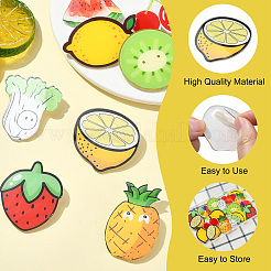 20 шт. 10 стиля акриловые значки брошь булавки&nbsp;JEWB-CJ0003-01