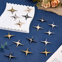 16ocs 4 цвета звездочки литые булавки для килта для одежды&nbsp;JEWB-CY0001-03