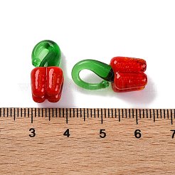 Стеклянный кулон с фруктами и едой&nbsp;LS-RESI-U001-03B