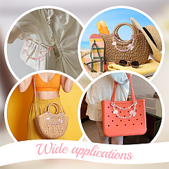 2 шт. подвеска-бантик из акрила в виде леденца&nbsp;DIY-BBC0002-27