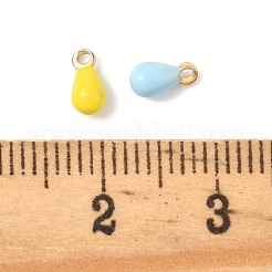 Латунь эмаль подвески&nbsp;KK-K364-17A-G