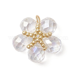 Прозрачные стеклянные подвески&nbsp;PALLOY-MZ00645