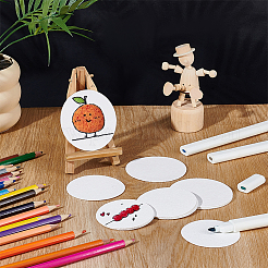 36 шт. 3 стиля инструментов для работы с акварелью из древесной массы&nbsp;DRAW-BC0001-02