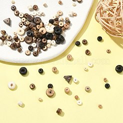 56 г 14 вида натуральных кокосовых бусин-ронделей&nbsp;COCB-CJ0001-01