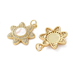 Латунные микро проложить кубического циркония подвески&nbsp;KK-U070-18B-G