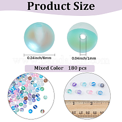 3 нити синтетических бусин из лунного камня&nbsp;G-PA0001-76A