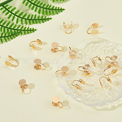 16 шт. латунная спиральная накладка на ушную манжету&nbsp;EJEW-HS0001-24G