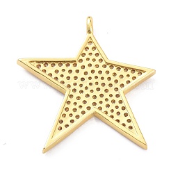 Латунные микропаве прозрачные подвески с фианитом&nbsp;ZIRC-P085-29G