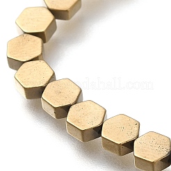 Гальванические нити из синтетических немагнитных гематитовых бусин&nbsp;G-C154-B01-01D