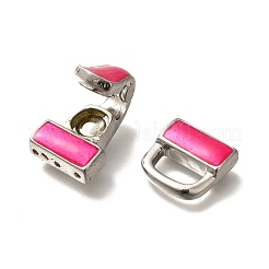 Застежки-застежки из латуни с эмалью&nbsp;KK-M313-40P-01