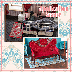 6 шт. 6 стиля 1:12 мини-украшение для пола кукольного домика&nbsp;AJEW-GA0008-39