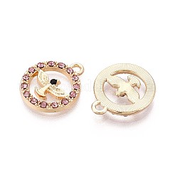 Подвески из сплава со стразами&nbsp;PALLOY-T091-22B-G