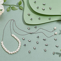 50 шт. бусины из нержавеющей стали&nbsp;STAS-PH0005-82