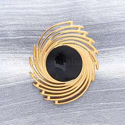 Круглые эмалированные манжеты из нержавеющей стали 304&nbsp;RJEW-D306-29G