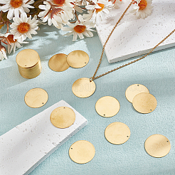 50 шт. латунная штампованная пустая бирка-подвеска&nbsp;KK-WR0001-21