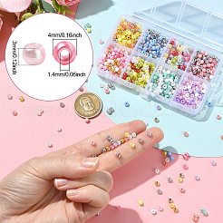 800шт 8 цвета непрозрачные акриловые бусины&nbsp;OACR-CJ0002-61