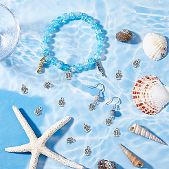 100 шт. подвески в виде рыбок из сплава&nbsp;TIBEP-DC0001-27