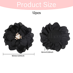 Полиэстер и сплав и акрил и АБС цветочные украшения аксессуары&nbsp;DIY-WH0588-78C