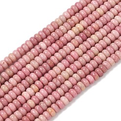 Природные родонит бисер нитей&nbsp;G-L635-A37-4x2mm-01