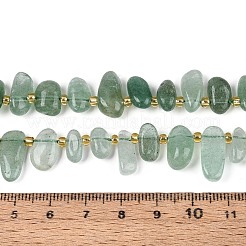 Природный зеленый бисер пряди клубники кварца&nbsp;G-Z091-A32