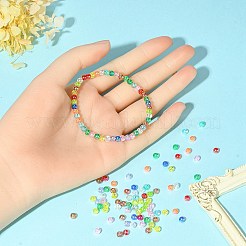 2400шт 12 цвета экологически чистые прозрачные акриловые бусины&nbsp;TACR-YW0001-97