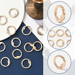 18 шт. Кольца пружинные затворные из сплава&nbsp;FIND-SC0016-59LG