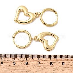 Серьги-кольца из нержавеющей стали 304&nbsp;EJEW-P329-02B-G