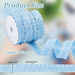 24.5~25 ярд полиэстеровой ленты с оборками&nbsp;SRIB-AR0001-11B