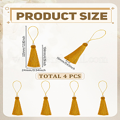 4 шт. подвески-кисточки из полиэстера&nbsp;FIND-LP0008-46