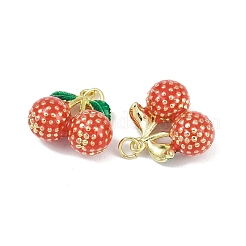 Латунь эмаль подвески&nbsp;LS-KK-H072-18G-16