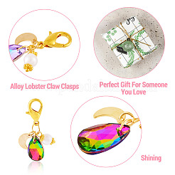 Стеклянная подвеска в форме слезы&nbsp;PALLOY-TAC0128