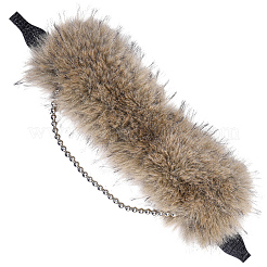 Цепочные ремни из искусственного меха и искусственной кожи&nbsp;AJEW-WH20072-55A-01