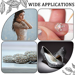 950 шт. кабошоны из смоляных стразов&nbsp;CRES-WH20004-03F