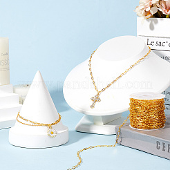 10 м латунные цепочки из скрепок&nbsp;CHC-SP0001-02G