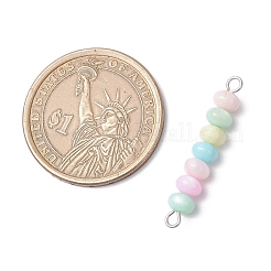 Макарон цвет окрашенный натуральный пресноводный ракушка рондель бисер звенья&nbsp;PALLOY-JF03705-02