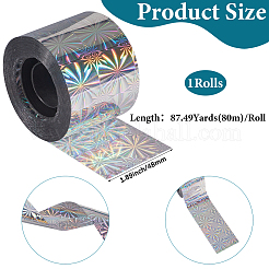 Голографический лазерный блестящий бопп&nbsp;AJEW-WH20010-47C-03