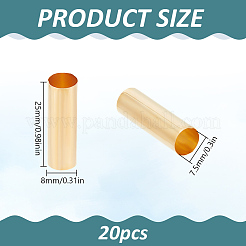 Колонка латунные бусины&nbsp;KK-LP0001-29B