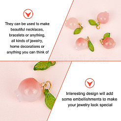 4 шт. подвески из натурального агата&nbsp;G-OC0005-52