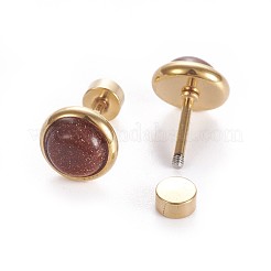 Заглушки для мочки уха из нержавеющей стали 304&nbsp;EJEW-F227-20G-A