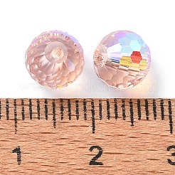 Ab цветные стеклянные бусины&nbsp;EGLA-P059-02A-AB04