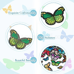 1 упаковка полиэстеровой ткани для вышивки с термоприклеиваемыми/пришивными заплатками&nbsp;DIY-TA0013-52