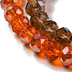 Стеклянные бусины с гальваническим покрытием &nbsp;EGLA-A034-T6mm-J