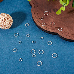 20 шт. 5 стиля 925 разъемных кольца из стерлингового серебра&nbsp;STER-TA0001-49