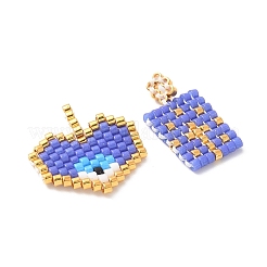 2 шт. стеклянный бисер ручной работы с узором для ткацкого станка Miyuki&nbsp;PALLOY-MZ00607-05