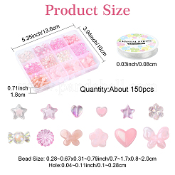 Наборы украшений для браслетов из акрилового бисера своими руками&nbsp;DIY-YW0010-06