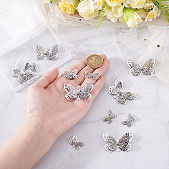 12 шт. 2 стиля латунных звеньев/соединителей&nbsp;KK-NB0004-04P