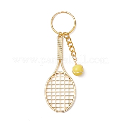 Теннисный брелок из акрила из нержавеющей стали 304&nbsp;KEYC-JKC01218
