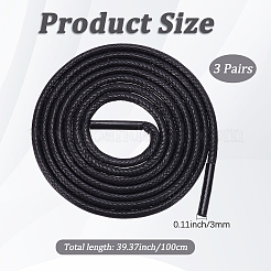 Круглый вощеный шнурок для ботинок&nbsp;OCOR-WH20007-225C-01