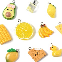 10 шт. подвески в виде бутылок из стекла и смолы в двух стилях&nbsp;CRES-FS0001-26