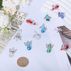 Подвески из гальванического стекла 28шт.&nbsp;FIND-CA0007-83